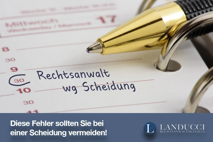 Fehler bei Scheidung vermeiden Vermeidbare Fehler bei einerScheidung