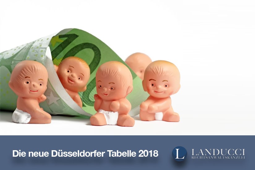 Neue Düsseldorfer Tabelle 2018 (Unterhalt)